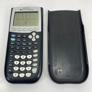 Texas Instruments TI-84 Plus Graphing Calculator W/ Cover - Tested